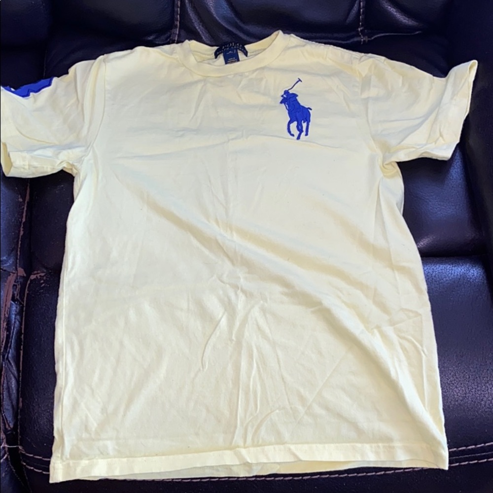 bright yellow polo kids t-shirt